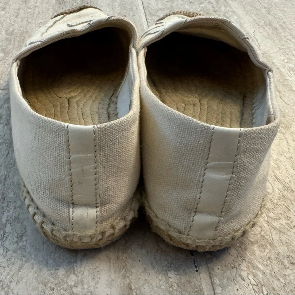 Tory Burch Beige Espadrille Slip-Ons